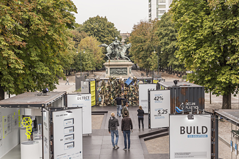 Bundesforschungsministerium und familie redlich touren mit "Ocean Plastics Lab" um die Welt - Über 5.600 Menschen besuchten die Wanderausstellung in Turin; Fotos: © BMBF / Virginia Chiodi Latini