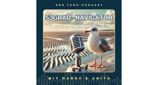 Tourismus-Agentur Nordsee produziert Podcast mit KI - Für den B2B-KI-Podcast "53Grad-Navigator" setzt die TANO komplett auf Künstliche Intelligenz - Foto: Tourismus-Agentur Nordsee GmbH
