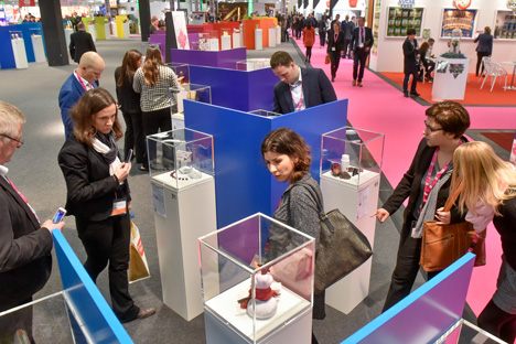 Messetrend 2018: Investitionen in Qualität der Auftritte - Aussteller investieren vor allem in die Qualität der Produktpräsentation, wie hier auf der ISM in Köln; Foto: Koelnmesse GmbH/Thomas Klerx