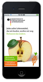 Auszeichnung und neue App für Initiative "Zu gut für die Tonne!" -