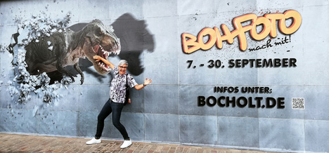 3D-Motive sollen Bocholter Innenstadt beleben - Durch das Teilen der Fotos in den sozialen Medien soll die Aufmerksamkeit der Bocholter Innenstadt gestärkt werden; Foto. Stadtmarketing Gesellschaft Bocholt