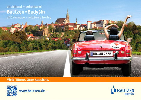 Bautzen wirbt mit neuen Plakaten in Dresden -