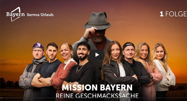 BayTM schickt Content Creator auf Mission - Die ersten beiden Folgen von "Mission Bayern" sind bereits abrufbar – Foto: Screenshot YouTube-Kanal Erlebe.Bayern (18.12.2025)