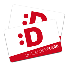 Düsseldorf Marketing & Tourismus kooperiert mit Singapore Airlines und airberlin - Die DüsseldorfCard erhalten Fluggäste aus Singapur mit der Buchhung eines Tickets; Foto: DMT