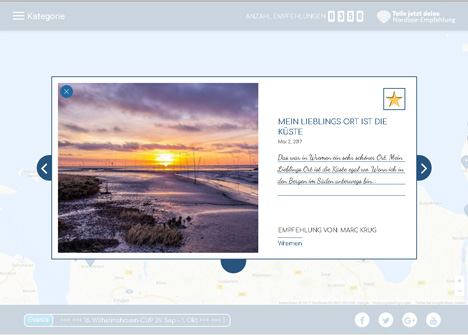 Die Nordsee GmbH launcht Portal mit Urlaubstipps - Auf www.entdecke.die-nordsee.de können Nordsee-Fans ihre Tipps für einen gelungenen Urlaub an der niedersächsischen Nordsee einstellen; ©Die Nordsee GmbH