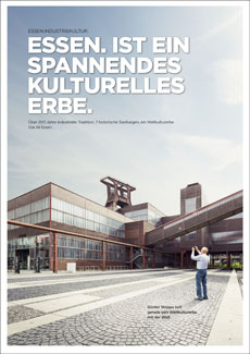 Ruhrmetropole zeigt "Essen ist Glück" - Eins von vier Motiven der aktuellen "Essen ist Glück"-Kampagne; alle Fotos: eden und team