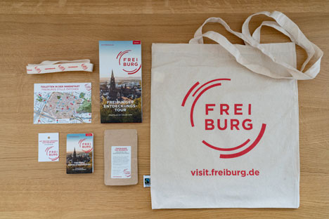 Freiburg präsentiert neue touristische Marke - Das Logo der neuen Tourismusmarke Freiburg soll an allen Kontaktpunkten sichtbar werden - Foto: FWTM