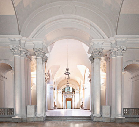 Hessisches Landesmuseum Darmstadt geht Praxispartnerschaft mit Hochschule Darmstadt ein - Haupthalle des Hessischen Landesmuseums Darmstadt; Foto: Wolfgang Fuhrmannek/HLMD