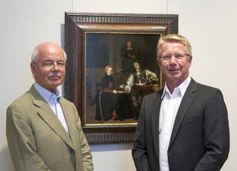 Kunstmuseum Wolfsburg besetzt Geschäftsführer-Posten - Otmar Böhmer (rechts), bisher Kaufmännischer Geschäftsführer der Kunsthalle Karlsruhe. Hier im Bild mit Siegmar Holsten, Vorsitzender der Freunde der Kunsthalle; Foto: Staatliche Kunsthalle Karlsruhe