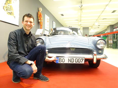 Bochum im James-Bond-Fieber - Bochum Marketing sucht Fahrzeughalter mit dem Kennzeichen BO-ND; Foto: Bochum Marketing