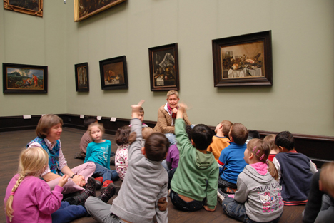 Kunsthalle Bremen gewährt freien Eintritt - Teilhabe an Kultur soll laut der Kuntshalle Bremen für Kinder und Jugendliche nicht am Eintrittsgeld scheitern; Foto: Karen Blindow