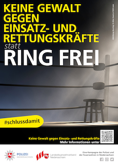 Polizei Hannover startet Anti-Gewalt-Kampagne -