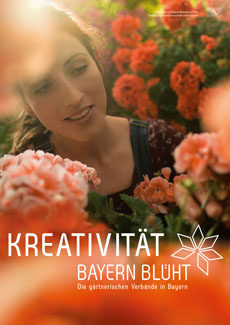 Imagekampagne "Bayern blüht" wirbt landesweit - Kampagnenmotive; Quelle: Landesvereinigung Gartenbau; Fotos: Florian Geiss