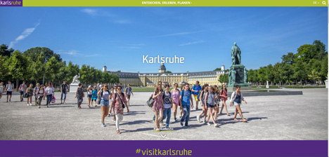 Karlsruhe Tourismus entwickelt Online-Auftritt weiter - Die überarbeitete Website der KTG soll es Besuchern erleichtern, die Fächerstadt zu erkunden (Foto: piroth-Kommunikation)