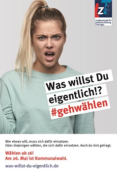 Best Friend und Landeszentrale für politische Bildung Thüringen werben um Erstwähler -