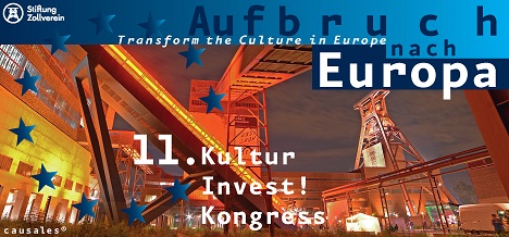 Stiftung Zollverein holt KulturInvest!-Kongress nach Essen - 2019 findet der KulturInvest!-Kongress auf dem Unesco-Welterbe Zollverein statt; Foto: Causales