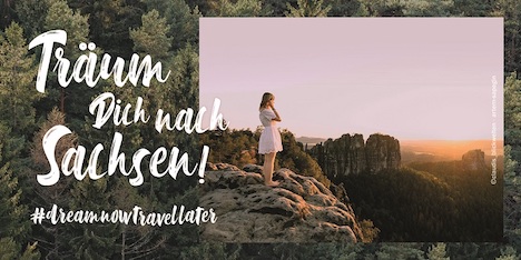Sachsen Tourismus lädt potenzielle Besucher*innen zum Träumen ein - Neben Instagram, Facebook, "Frischluft – der Aktiv-Blog" und Endkunden-Newsletter hat die TMGS für die neue Kommunikationskampagne eine eigene Microsite kreiert; Foto: TMGS