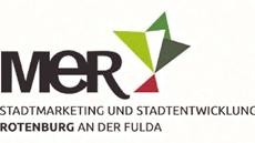 Torben Schäfer startet Anfang Februar bei der neuen Stadtmarketinggesellschaft Rotenburg - Das MER-Logo entwickelte die Werbeagentur Ultraviolett aus Bad Hersfeld