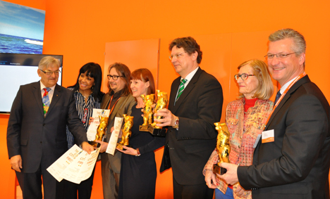 Tourismusverband Mecklenburg-Vorpommern freut sich über drei Preise - Verleihung des "Goldenen Stadttors" an das Urlaubsland Mecklenburg-Vorpommern, Foto: TMV