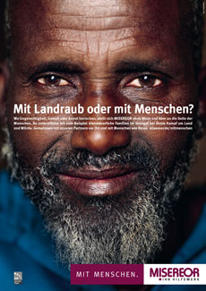 Spinas Civil Voices setzt Kampagne für Misereor um - Motiv der Kampagne "Misereor. Mit Menschen" - Foto: Misereor