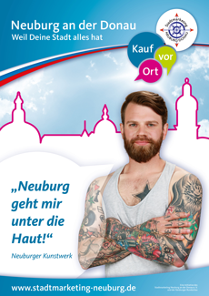 Neuburg startet Imagekampagne mit eigenen Bürgern - Neuburger Bürger werben für ihre Einkaufsstadt ©Stadtmarketing Neuburg an der Donau e.V.