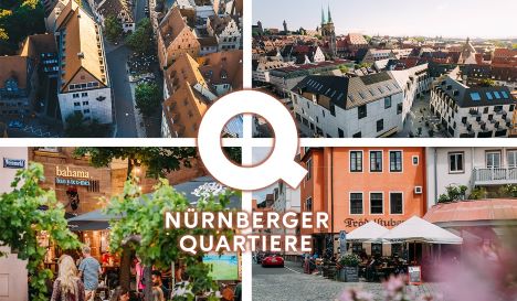 Mit Web-App Nürnbergs Quartiere entdecken - Die neue Web-App der Stadt Nürnberg zeigt die Quartier-Spots zu den Themen Kulinarik, Museen & Galerien, Geschichte & Sehenswürdigkeit, Übernachten, Shopping und Kurioses - Foto: CTZ