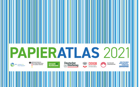 Papieratlas-Wettbewerbe 2021 sind gestartet - Auch in diesem Jahr gesucht: Kommunen und Hochschulen mit den höchsten Recyclingpapierquoten; Foto: IPR