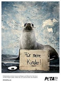 Tierrechtsorganisation Peta lässt Tiere zu Wort kommen -