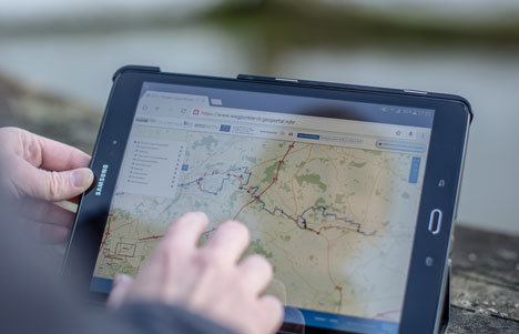 Barrierefreiheit: Ruhr Tourismus veröffentlicht interaktive Radtourkarte - Eine interaktive Karte zeigt Hinweise zur Barrierefreiheit entlang der Römer-Lippe-Route; Foto: Dennis Stratmann