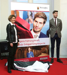 Rheinland-Pfalz wirbt um Fachkräfte - Wirtschaftsministerin Eveline Lemke (Rheinland-Pfalz) bei der Präsentation der Fachkräftekampagne © Sell / Staatskanzlei RLP