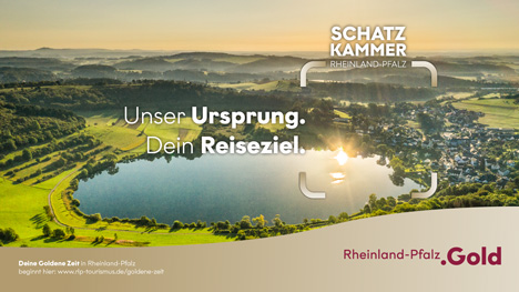 Concept X präsentiert die Schatzkammer Rheinland-Pfalz - Für die Jahreskampagne der neuen Dachmarke von Rheinland-Pfalz Tourismus zeichnet Concept X verantwortlich; Foto: Concept X