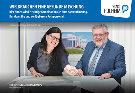 Wirtschaftsförderung Pulheim wirbt mit Unternehmern - Die Pulheimer Unternehmer treten für die Kampagne als Testimonials auf; Foto: Wirtschaftsförderung der Stadt Pulheim
