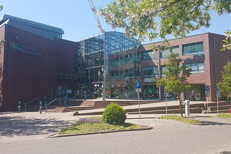 Stadtwerke Norderstedt planen neues Markenkonzept - Der Hauptsitz der Stadtwerke Norderstedt in der Heidbergstraße; Foto: Stadtwerke Norderstedt