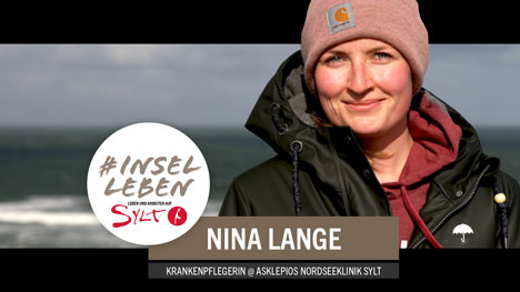 Sylt Marketing weitet Recruiting-Kampagne aus - Zu den Protagonist*innen der neuen Kampagne "Inselleben" gehört auch die Krankenpflegerin Nina - Foto: SMG
