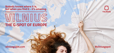 Vilnius erzielt als "G-Punkt Europas" weltweit Aufmerksamkeit - Vilnius vermarktet sich als unentdeckte Destination mit dem Slogan "Niemand weiß, wo es ist, aber wenn man es findet, ist es erstaunlich"; Foto: Go Vilnius
