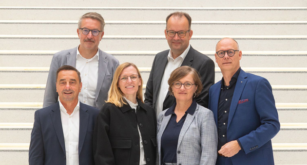 Gerold Leppa ist neuer Bundesvorsitzender der bcsd - Der neue Bundesvorstand der bcsd: (v.l.) Michael Gerber, Gerold Leppa, Katja Teixeira, Martin Knabenreich, Karmen Strahonja, Steffen Schoch (nicht auf dem Bild: Michael Metzler) – Foto: Peter Wieler