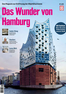 Hamburger Morgenpost präsentiert Magazin und Website zur Eröffnung der Elbphilharmonie - Cover des Mopo-Spezials "Das Wunder von Hamburg" zur Eröffnung der Elbphilharmonie