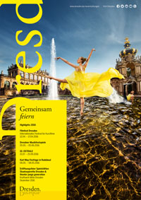 Dresden Marketing stellt Kampagne "Dresden. Gemeinsam feiern" vor Bild