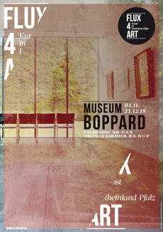 Rheinland-Pfalz startet im Herbst ein neues Ausstellungsformat - Das Design der Plakate für die Landeskunstschau bezieht die Ausstellungsorte mit ein; Foto: WeAreDesign / Julia Berlin / Isa Steinhäuser / Maria Mattheck