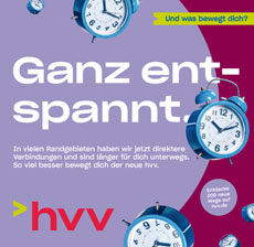 HVV geht für Mobilitätswende kommunikativ neue Wege - Eins von mehreren neuen Botschaften des HVV - Foto: HVV