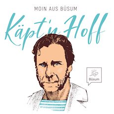 Büsum gewinnt Schauspieler Uwe Rohde für neuen Podcast - Uwe Rohde als "Käpt´n Hoff" ist Büsums Markenbotschafter; Foto: TMS Büsum GmbH