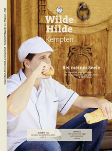 Kempten gibt Tourismusmagazin "Wilde Hilde" heraus - Cover der erste Ausgabe von "Wilde Hilde"