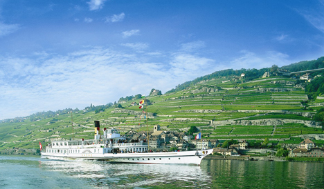 primo PR kommuniziert für Genferseegebiet - Der Kanton Waadt ist unter anderem für das Weinanbaugebiet Lavaux am Ufer des Genfersees bekannt; Foto: Stephan Engler