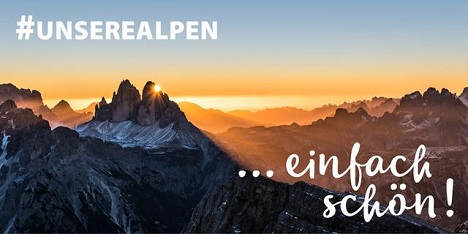 Alpenvereine machen auf bedrohte Schönheit der Alpen aufmerksam - Die Schönheit der Alpen aber auch deren Bedrohung sind Themen der aktuellen Kampagne der Alpenvereine aus Deutschland, Österreich und Südtirol; Foto: DAV