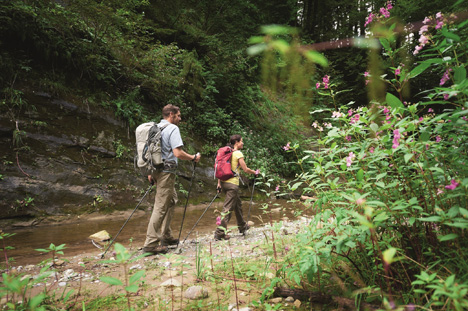 Wandertrilogie Allgäu siegt beim ADAC Tourismuspreis Bayern 2016 - Entlang der "Wasserläufer"-Route im Allgäu - ein Baustein der "Wandertrilogie"; Foto: Allgäu GmbH